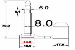 Plomba kontenerowa Boltseal - plombownice.sklep.pl