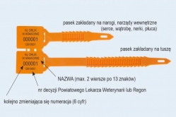 Znak do znakowania tusz dziczyzny 004 - plombownice.sklep.pl