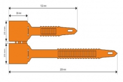 Znak weterynaryjny 001 /100 sztuk - plombownice.sklep.pl